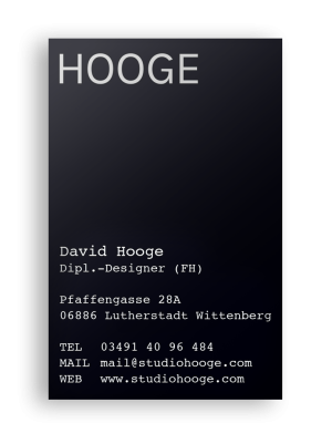 Grafikdesign Webdesign HOOGE Wittenberg